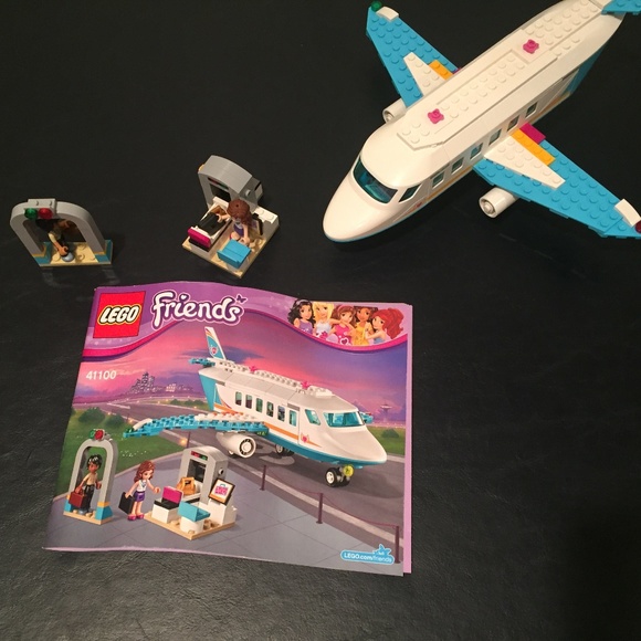 lego friends airplane set